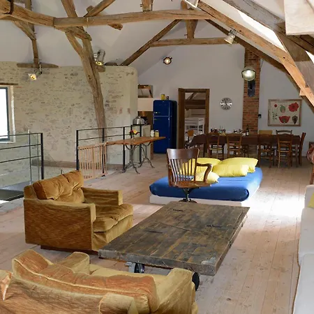 Magnifique Loft Au Coeur De L'anjou 20 Mn D'angers Pour 15 Personnes Pensión Seiches-sur-le-Loir